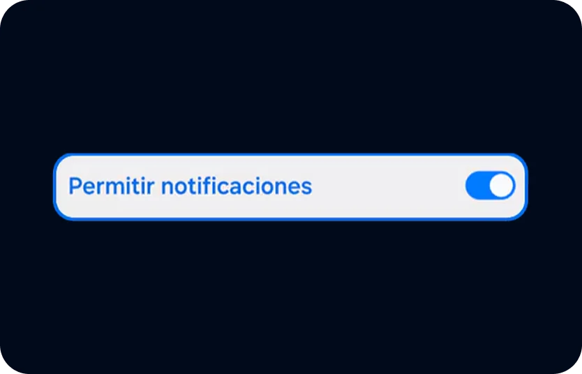 Acceso a notificaciones > seleccione CRYPTCOM-MDM y Permita.